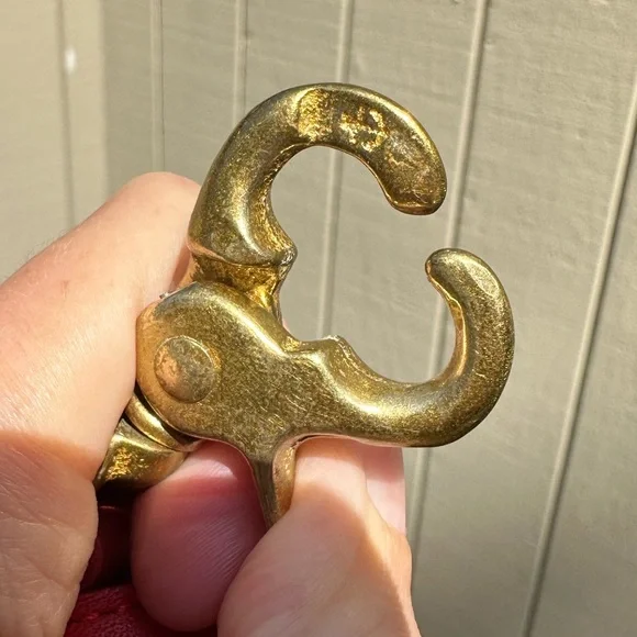 Vintage Coach Bag NYC Convertible Clutch 9635 red - Picture 10 of 15